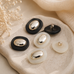 Guziki ozdobne eleganckie stylowe 20 mm – 2 szt.